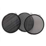 Bowens BW1864 (BW-1864) Set of 3 Disc Grids (1/8 Bowens BW1864 (BW-1864) Set of 3 Disc Grids (1/8